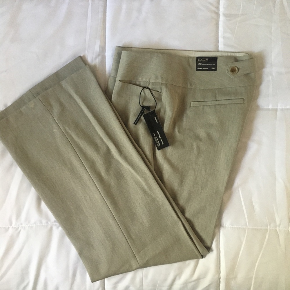 Express Editor Wide Waistband dress pants